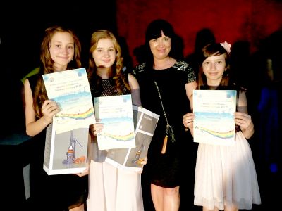 Klaudia Zarzycka, Aleksandra Kisyk i Karolina Kopeć oraz Anna Czenczek